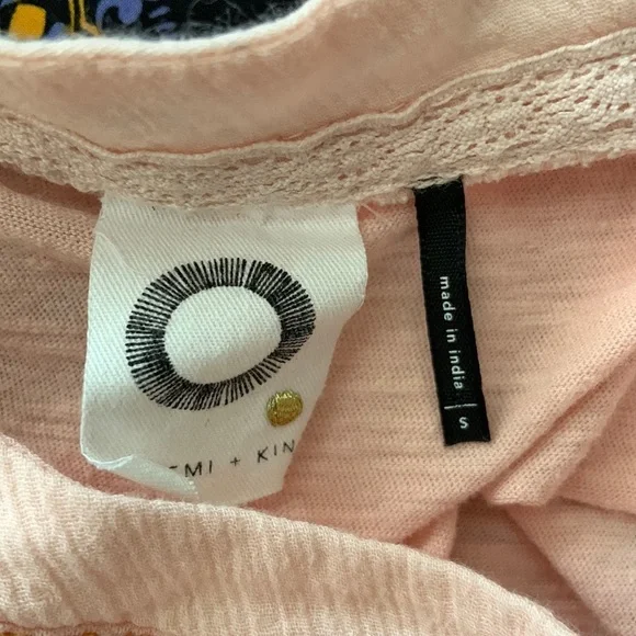 Akemi + Kin Pink Flowy Cold Shoulder Top - Picture 4 of 9